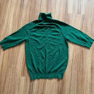 Zara Emerald Turtleneck Knit Top